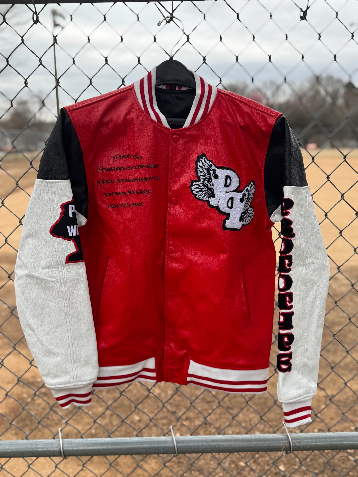 Leather Varsity Jacket