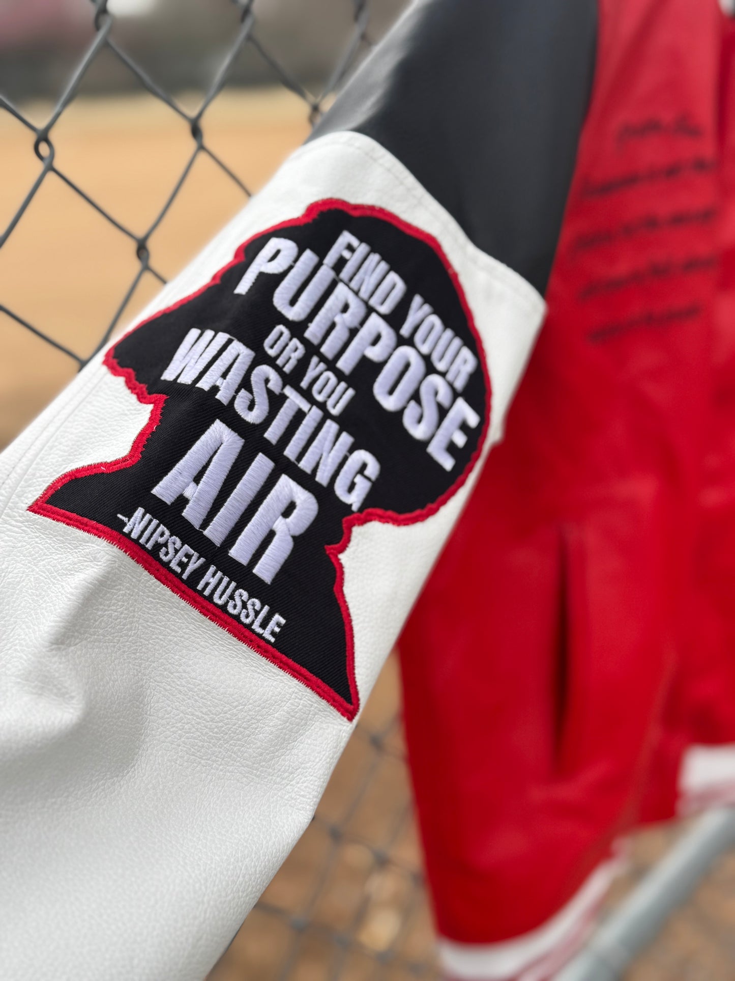 Leather Varsity Jacket