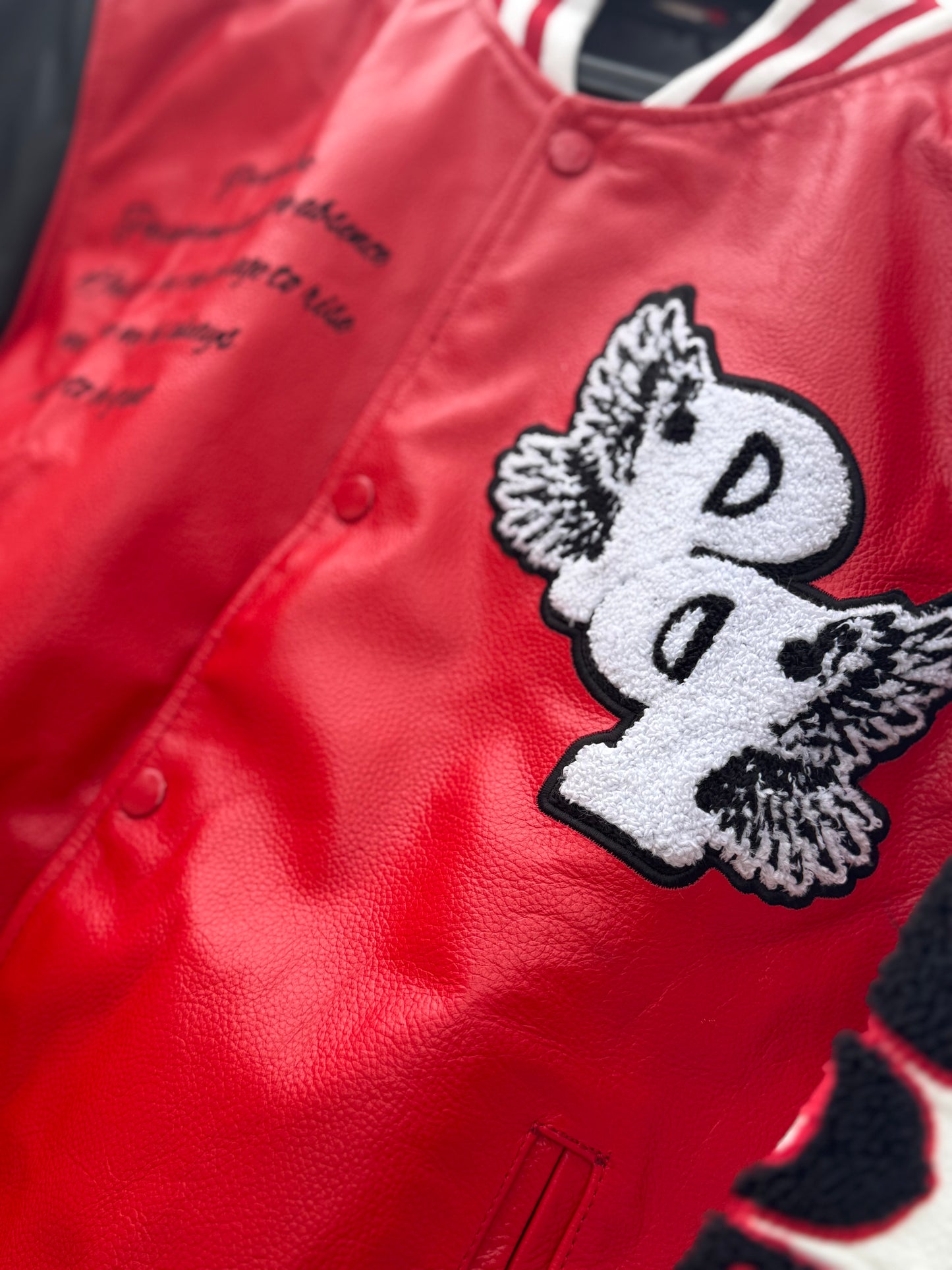 Leather Varsity Jacket