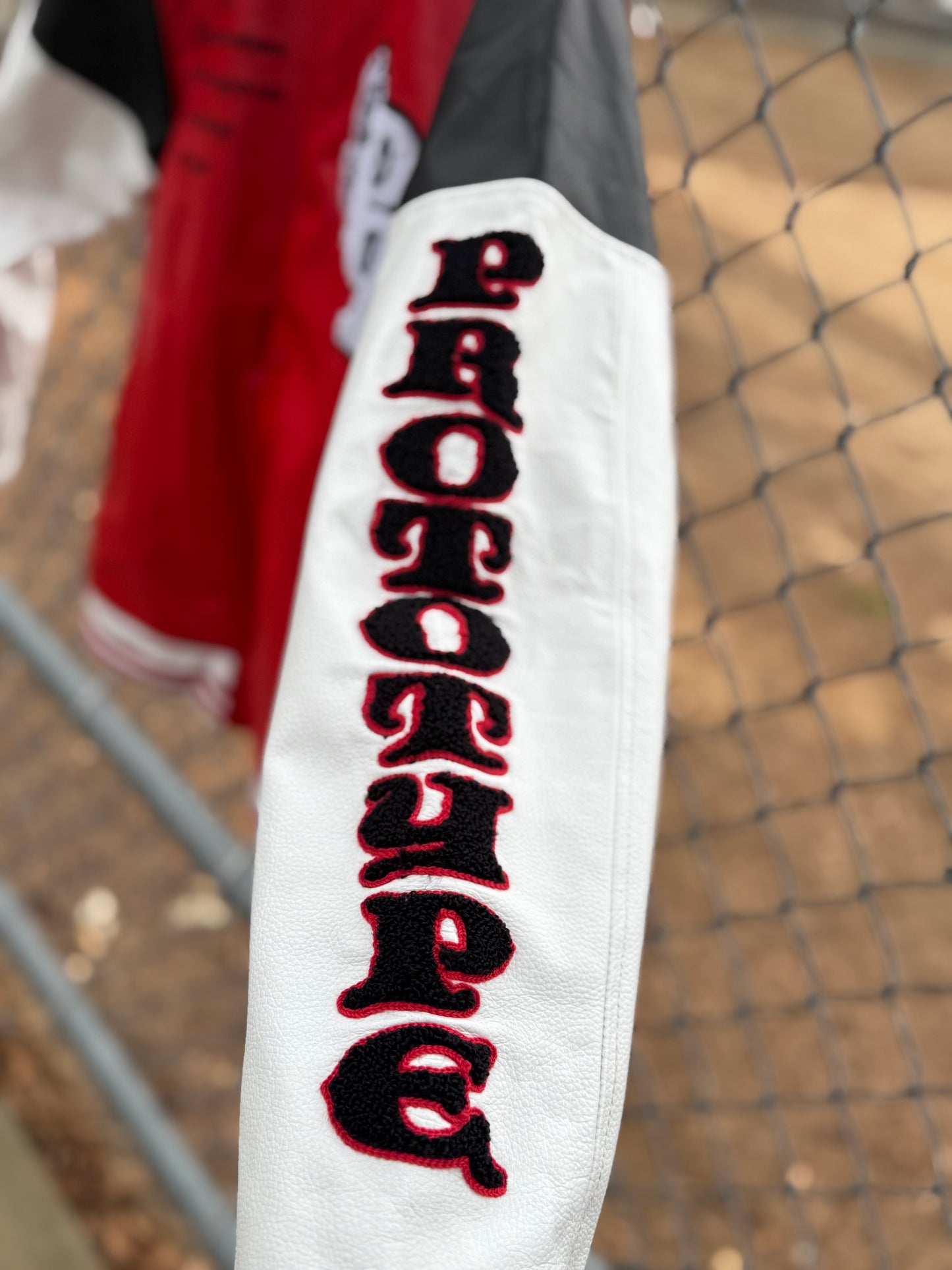 Leather Varsity Jacket