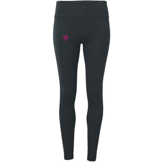 The Prototype Feminine Performance Leggings Charcoal/Pink - The Prototype The Prototype Feminine Performance Leggings Charcoal/Pink
