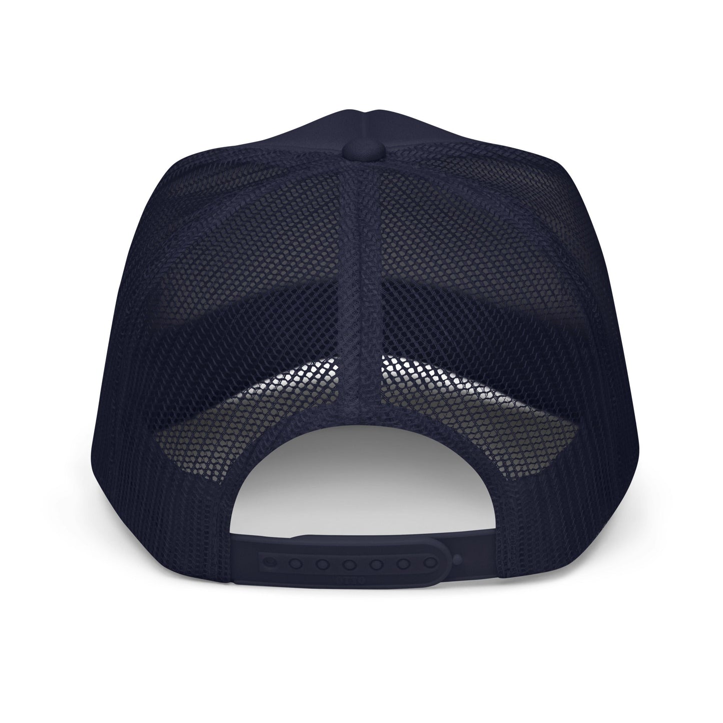 The Prototype Foam Trucker Hat Navy Blue/Red - The Prototype The Prototype Foam Trucker Hat Navy Blue/Red