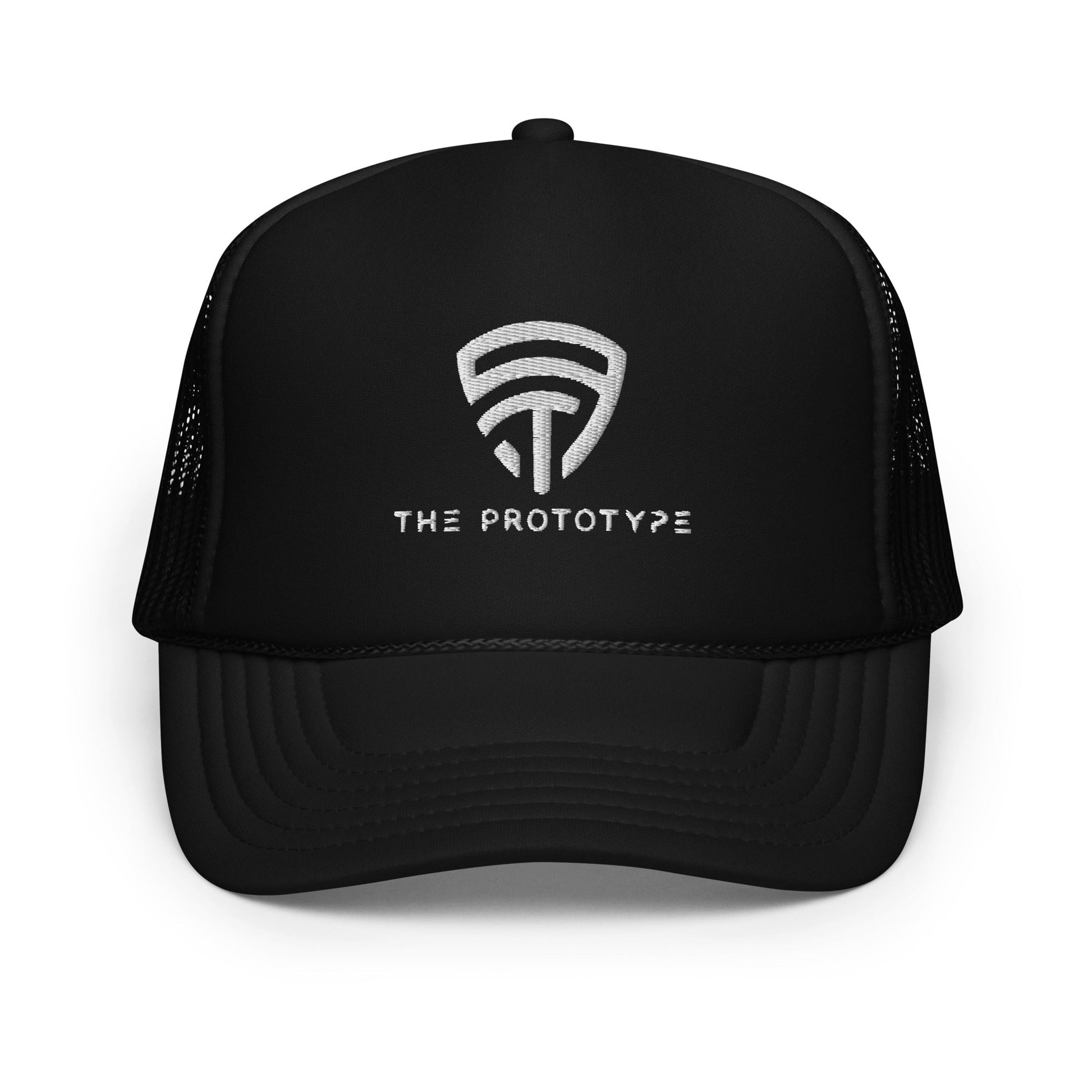 The Prototype Foam Trucker Hat Black/White - The Prototype The Prototype Foam Trucker Hat Black/White