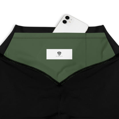 The Prototype Sports Leggings Army Green/Black - The Prototype The Prototype Sports Leggings Army Green/Black